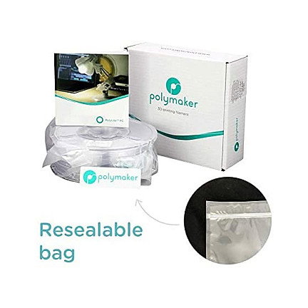 Polmask Filamento PC 1,75mm Transparente 1kg Polmask Filamento PC 1,75mm Transparente 1kg