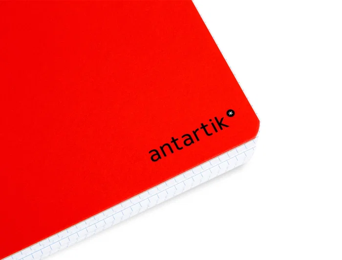 Antartik Cuaderno espiral A4 tapa dura 80 hojas 90gr cuadro 4mm con margen color rojo Antartik Cuaderno espiral A4 tapa dura 80 hojas 90gr cuadro 4mm con margen color rojo