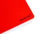 Antartik Cuaderno espiral A4 tapa dura 80 hojas 90gr cuadro 4mm con margen color rojo