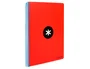 Antartik Cuaderno espiral A4 tapa dura 80 hojas 90gr cuadro 4mm con margen color rojo