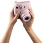 Fujifilm Instax Mini 12 Cámara Instantánea Azul Pastel con Flash Automático, Modo Selfie y Exposición Automática, Incluye 2 Pilas AA