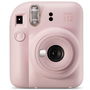 Fujifilm Instax Mini 12 Cámara Instantánea Azul Pastel con Flash Automático, Modo Selfie y Exposición Automática, Incluye 2 Pilas AA