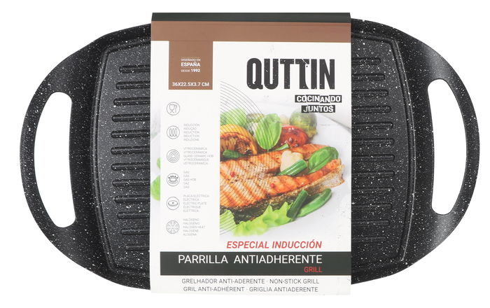 Quttin Parrilla Rectangular 35.8 x 23.1 x 3.4 cm Grill (6 Unidades)