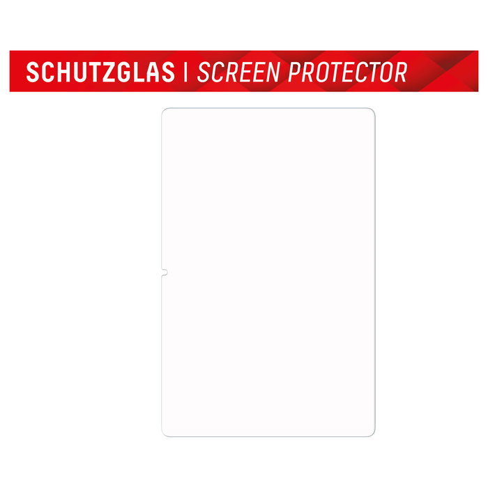 Displex 01938 - Protector de Pantalla de Vidrio Templado 9H para Samsung Galaxy Tab A11+/A9+, Transparente, Anti-huellas, Incluye Kit de Limpieza