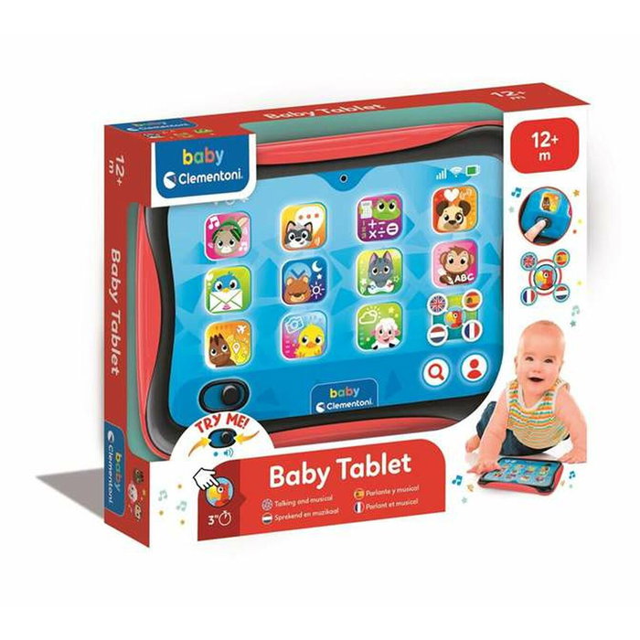 Clementoni Tablet Baby con 12 Botones Táctiles, Luces y Sonidos Clementoni Tablet Baby con 12 Botones Táctiles, Luces y Sonidos
