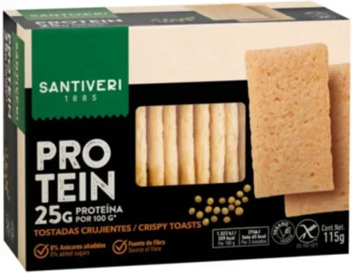SANTIVERI Tostadas Proteicas 115 Gr SANTIVERI Tostadas Proteicas 115 Gr