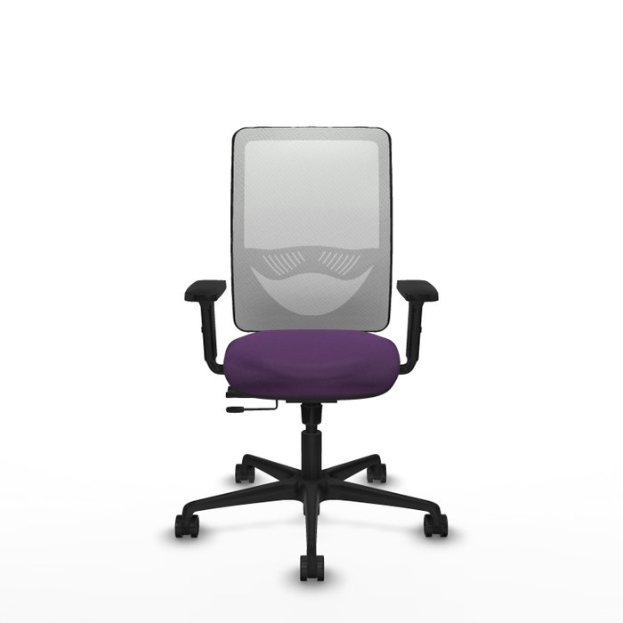 PIQUERAS Y CRESPO Silla de oficina Zulema con mecanismo Sincro/Traslack, Morado y Blanco PIQUERAS Y CRESPO Silla de oficina Zulema con mecanismo Sincro/Traslack, Morado y Blanco