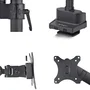 StarTech.com ARMPIVOT2 Soporte de Escritorio para Monitor de hasta 40 pulgadas, Negro
