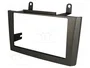 METRA Bastidor de montaje de radio 2 DIN para Nissan Maxima 2000-2003, Gris
