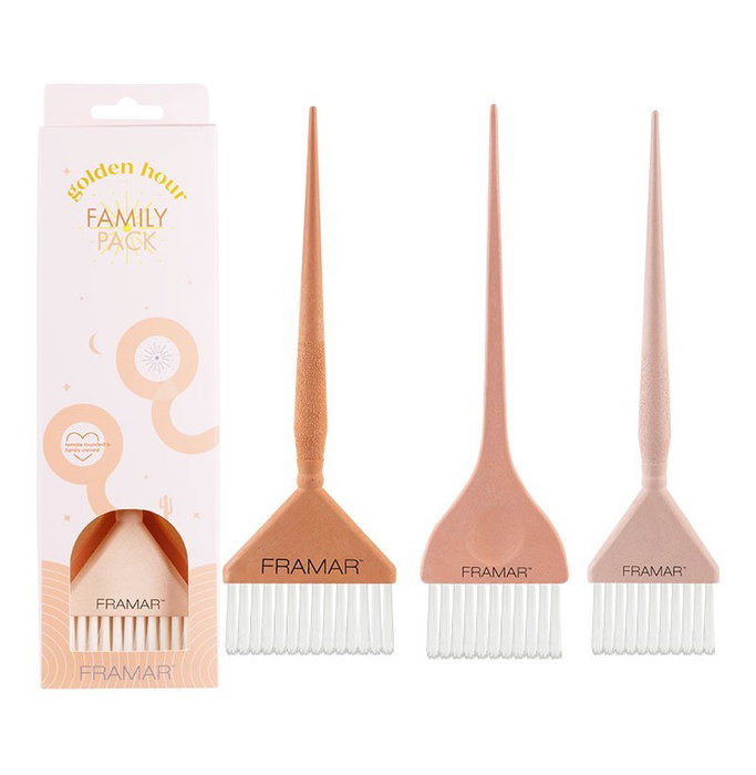Framar Family Pack Brush Set Golden Hour Edición Limitada Framar Family Pack Brush Set Golden Hour Edición Limitada