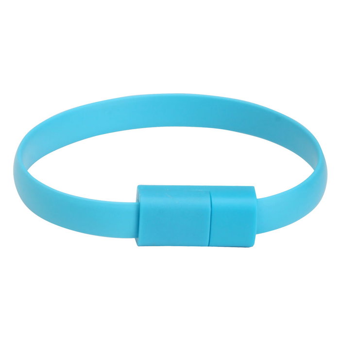 Fun Connection Pulsera USB de Carga y Sincronización para Smartphone, Tablet y Ordenador, Colores Surtidos