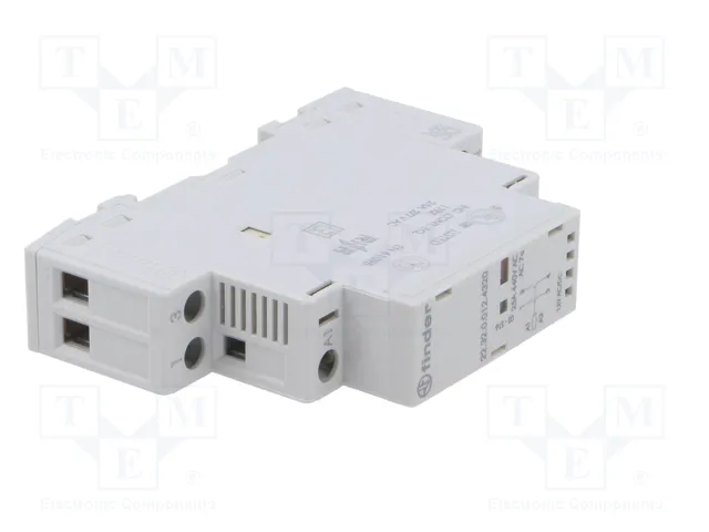 FINDER Contactor de Instalación Modular 2-Polar 25A 12VAC/12VDC
