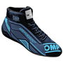 Omp Zapatillas Deportivas OMPIC0-0829-A01-275-43 Negro-Cian Talla 43 FIA 8856-2018