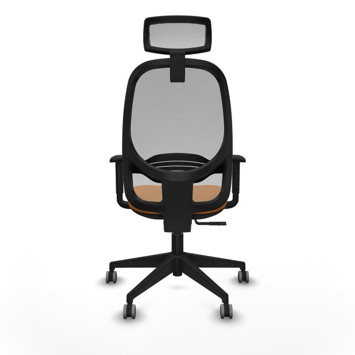 PIQUERAS Y CRESPO Silla de oficina Cilanco Naranja y Gris PIQUERAS Y CRESPO Silla de oficina Cilanco Naranja y Gris
