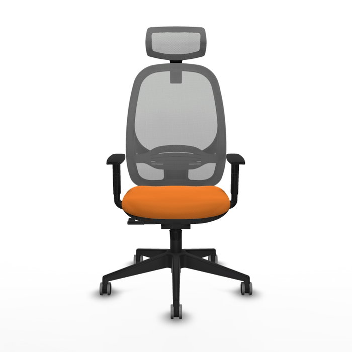 PIQUERAS Y CRESPO Silla de oficina Cilanco Naranja y Gris PIQUERAS Y CRESPO Silla de oficina Cilanco Naranja y Gris