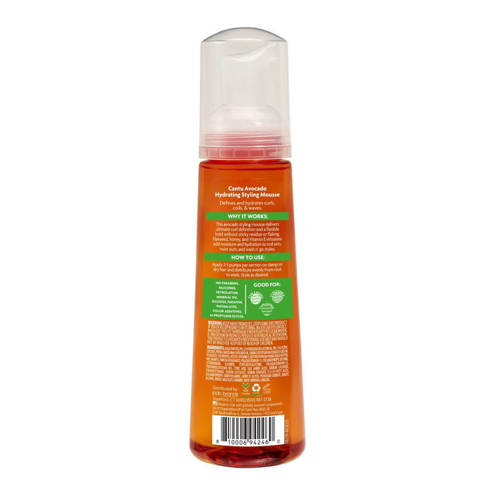 Cantu Avocado Hydrating Styling Mousse 248 ml Cantu Avocado Hydrating Styling Mousse 248 ml