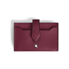 Montblanc Tarjetero Meisterstück MB199318 en Piel Burdeos