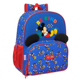 Mochila Escolar Mickey Mouse Clubhouse Today Azul 32 x 38 x 12 cm