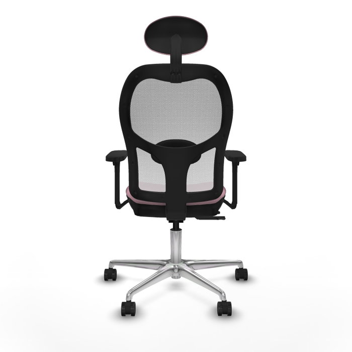 PIQUERAS Y CRESPO Silla de oficina Jorquera Rosa y Blanco