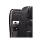 Piquadro Tallin Bolso de Cuero Bandolera Mono Negro