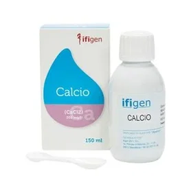 IFIGEN Calcio (Ca) Oligoelementos 150 ml - Complemento para Huesos, Dientes, Sistema Nervioso y Ritmo Cardiaco