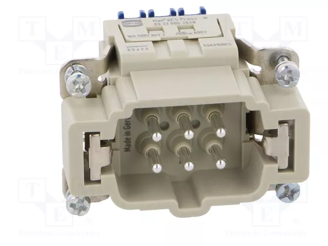 HARTING Conector HDC Han® ES Press Macho 6+PE
