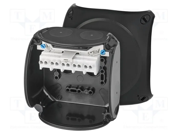 HENSEL Caja de conexiones ENYCASE® con abrazaderas negra HENSEL Caja de conexiones ENYCASE® con abrazaderas negra