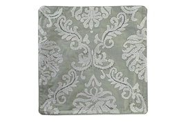 DKD Home Decor Funda Cojín Verde Menta Algodón Poliéster Zipper 50x50 cm
