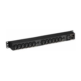 Eaton EFLX12I PDU Rack Básico 1U 230V 16A Monofásico, Salidas: 12 x C13 & 1 x C19, C20 Input, Con Disyuntor