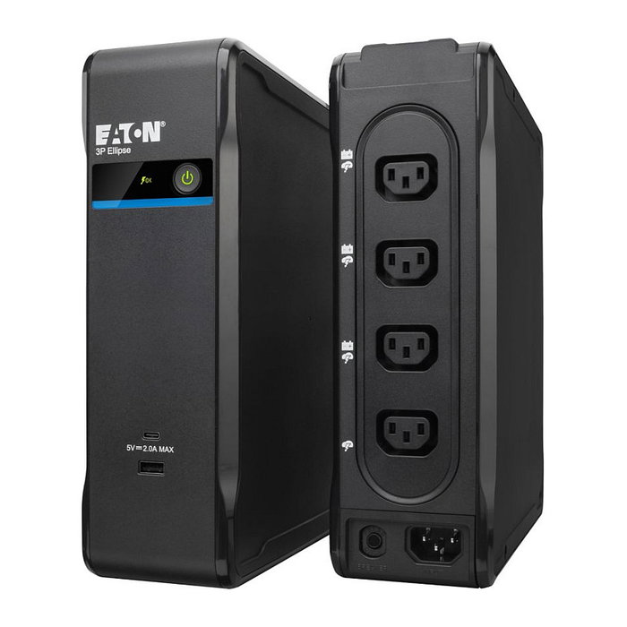 Eaton 3P700UI Sistema de Alimentación Ininterrumpida 700VA 420W Negro