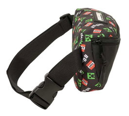 Minecraft Riñonera o Bandolera, 23 x 14 x 9 cm, Edad Recomendada 3+ Años