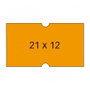 Apli Etiquetas de Precios Naranjas Removibles 21 x 12 mm, Pack de 6 Rollos