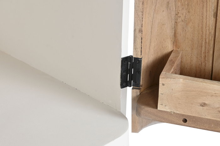 DKD Home Decor Botellero Scandi White Mango Acacia Natural Blanco 85 x 50 x 100 cm con 6 Estanterías DKD Home Decor Botellero Scandi White Mango Acacia Natural Blanco 85 x 50 x 100 cm con 6 Estanterías