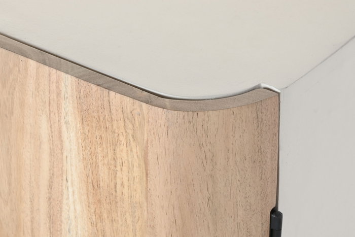 DKD Home Decor Botellero Scandi White Mango Acacia Natural Blanco 85 x 50 x 100 cm con 6 Estanterías DKD Home Decor Botellero Scandi White Mango Acacia Natural Blanco 85 x 50 x 100 cm con 6 Estanterías