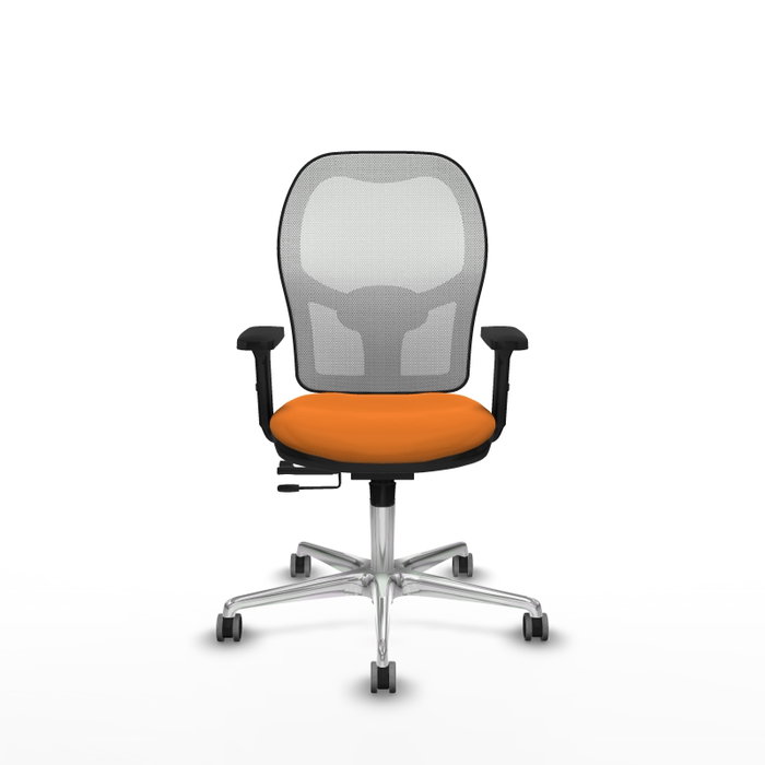 PIQUERAS Y CRESPO Silla de oficina Jorquera Naranja y Blanco PIQUERAS Y CRESPO Silla de oficina Jorquera Naranja y Blanco