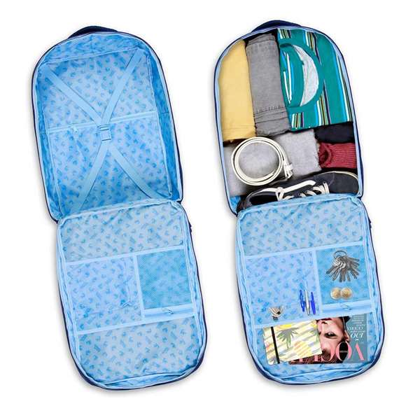 Karactermania Mochila Cabin Sonic Action Azul 25 x 20 x 40 cm - Apta Cabina Aerolíneas, Compartimento Portátil 15" Impermeable