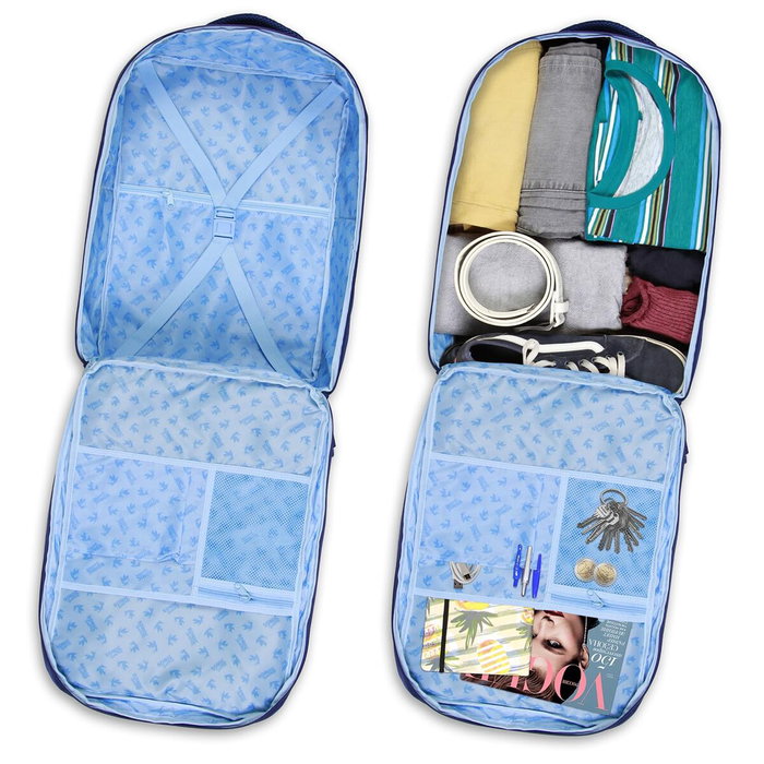 Karactermania Mochila Mercury Cabin Sonic Action Azul