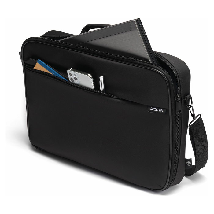 Dicota Multi ONE Clamshell D32088-RPET Funda para Portátil 14-16" Unisex Negro con Tirante y Bolsillos