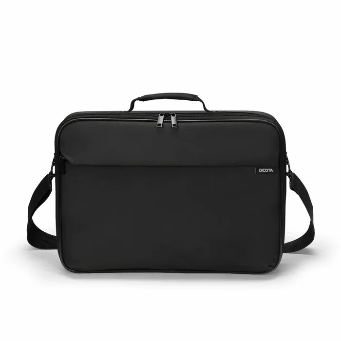 Dicota D32088-RPET Maletín/Funda para Portátil 40.6 cm (16") Universal Negro, Poliéster Reciclado y PET, Tirante para Hombro, Resistente a Golpes, 480g