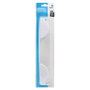 GSC Evolution Percha de acero inoxidable con doble pomo ABS blanco 280x50mm