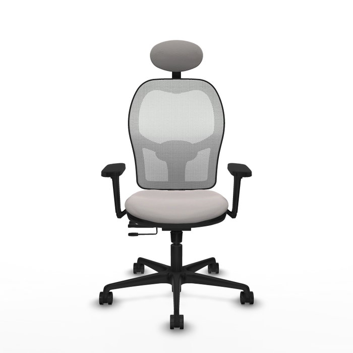 PIQUERAS Y CRESPO Silla de oficina Jorquera Blanca con Mecanismo Sincro/Traslack