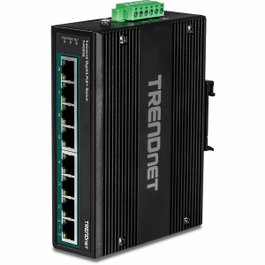 TRENDnet TI-PG80B Switch Industrial Gigabit de 8 Puertos PoE+