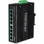 TRENDnet TI-PG80B 8-Port PoE+ Switch Industrial Gigabit DIN-Rail