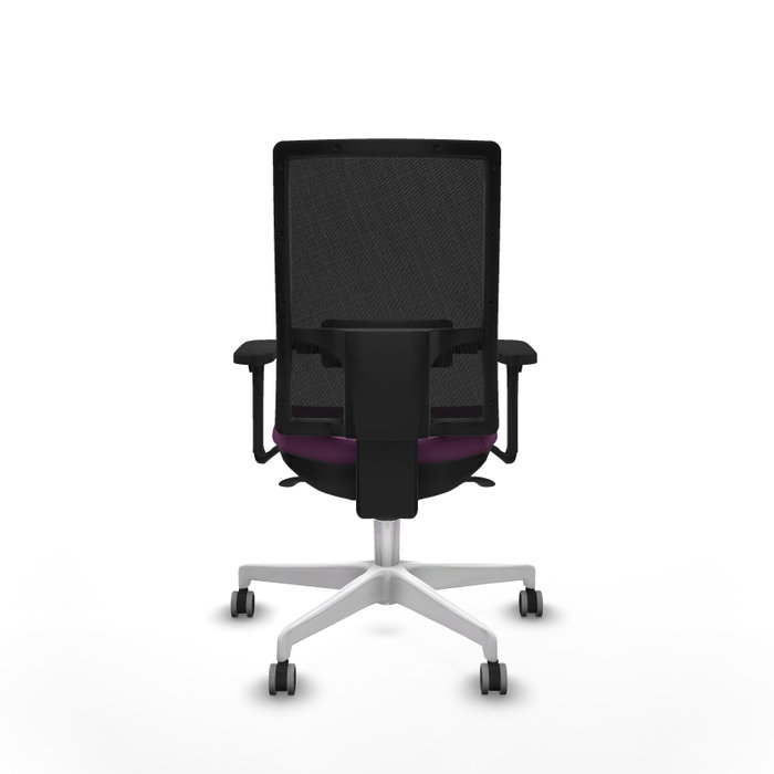 PIQUERAS Y CRESPO Silla de oficina Horna con mecanismo Sincro, Morado y Negro