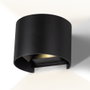 Aplique LED Exterior 2x5W IP65 Negro 4000K