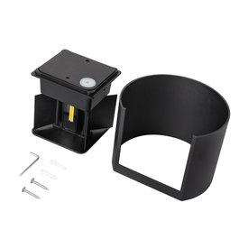 Aplique LED Exterior 2x5W IP65 Negro 4000K