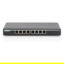 Digitus Conmutador Gigabit PoE de 8 Puertos 10/100/1000 Mbps No Administrado, Negro, 16 Gbit/s, 30 W por Puerto, IEEE 802.3at