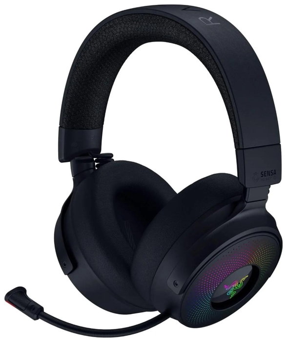 Razer Kraken V4 PRO Auriculares de Juego Inalámbricos y Alámbricos Negro