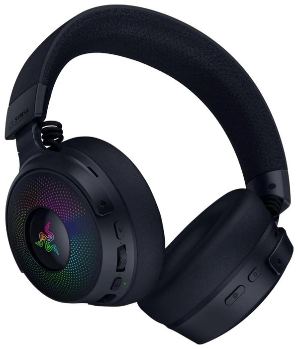 Razer Kraken V4 PRO Auriculares de Juego Inalámbricos y Alámbricos Negro
