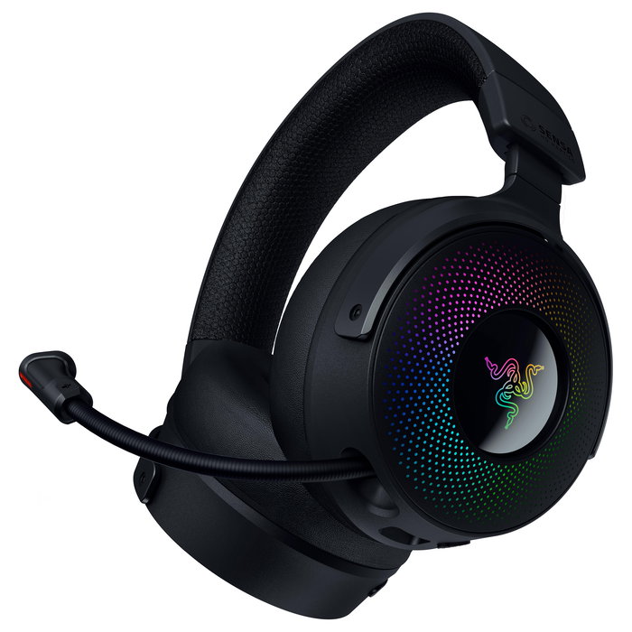 Razer Kraken V4 Pro Auriculares Gaming Inalámbricos y Alámbricos Over-Ear con THX Spatial Audio, Negro - Ref. Kraken V4 PRO